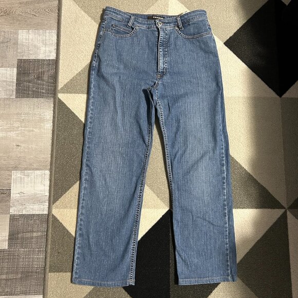 Cambio Jeans High Rise Straight Leg Women's Size 12 - Picture 1 of 8